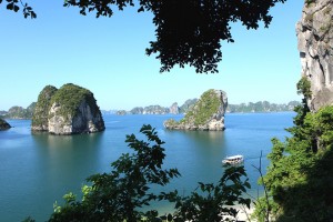 Ha Long Bay Viewed From High Mountains